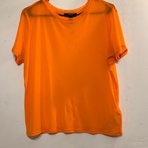Neon sheer top